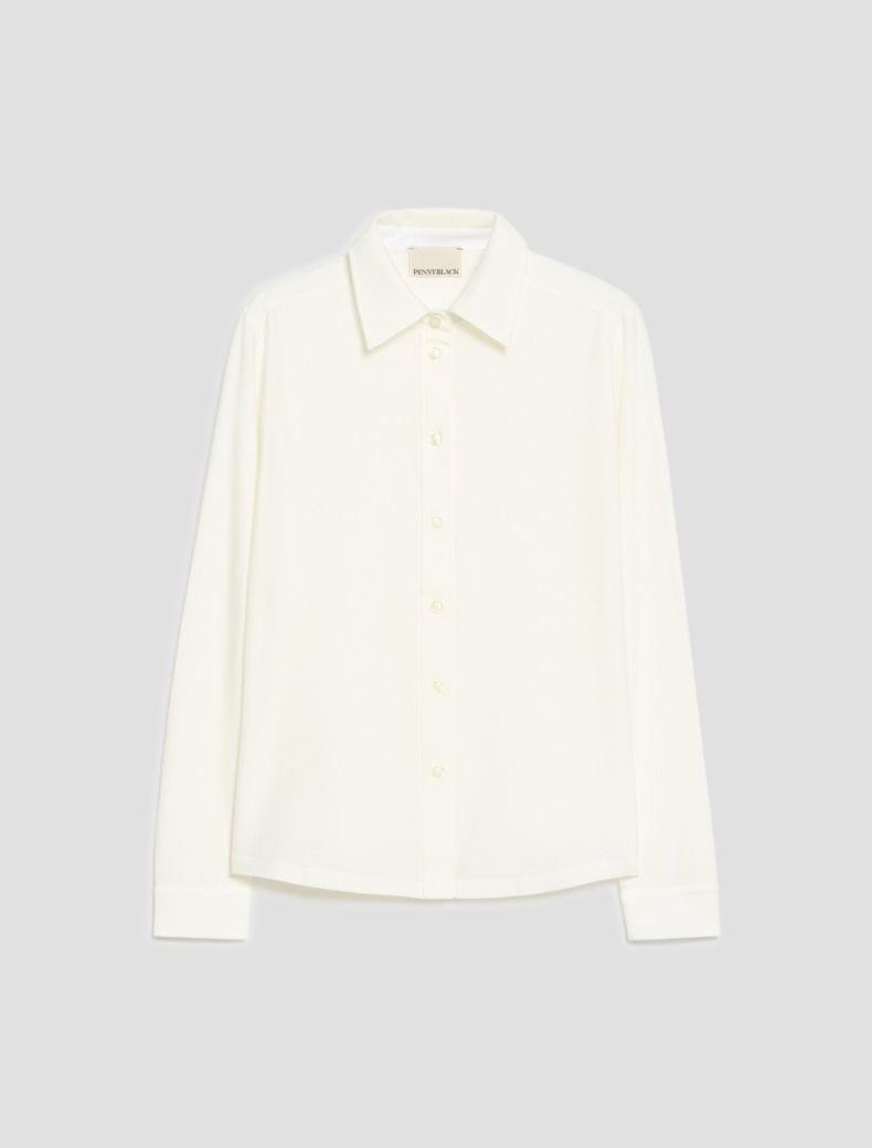 Slim cotton jersey shirt - Pennyblack - 2