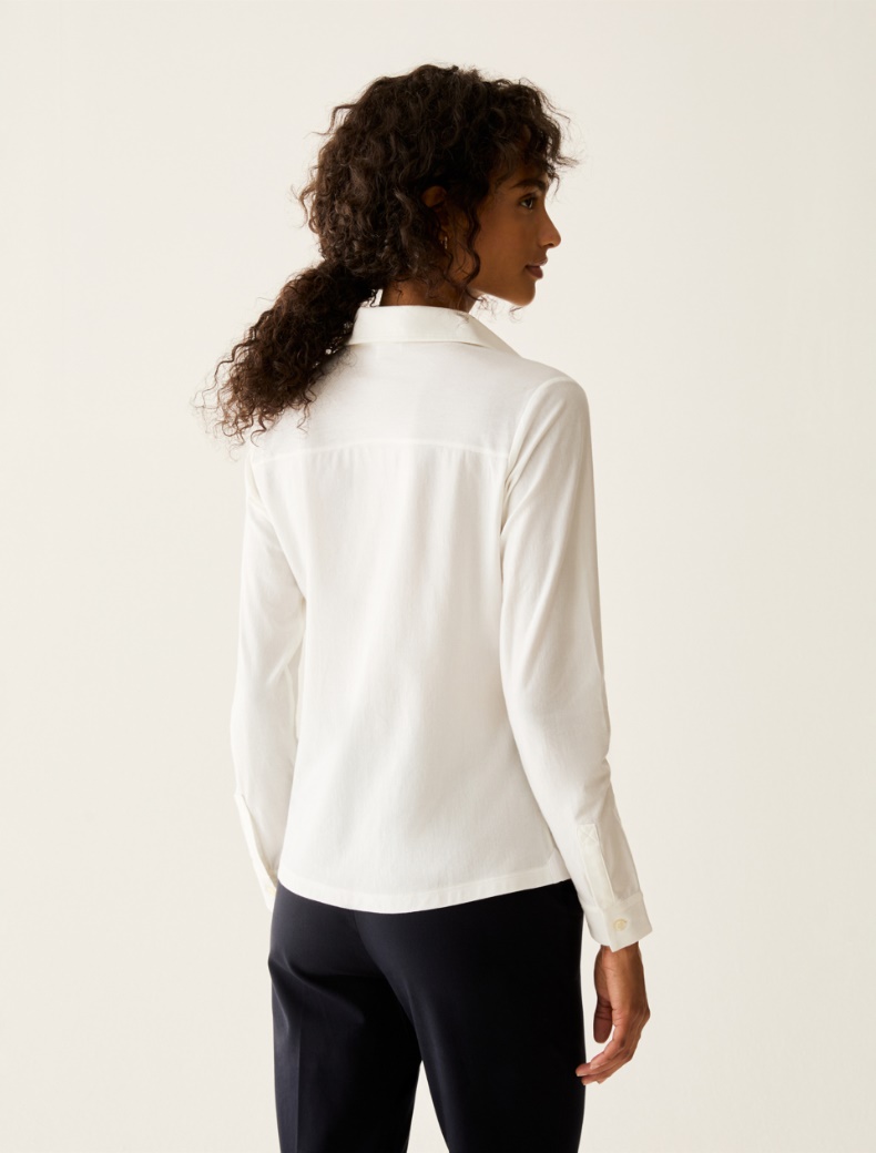 Slim cotton jersey shirt - Pennyblack - 3