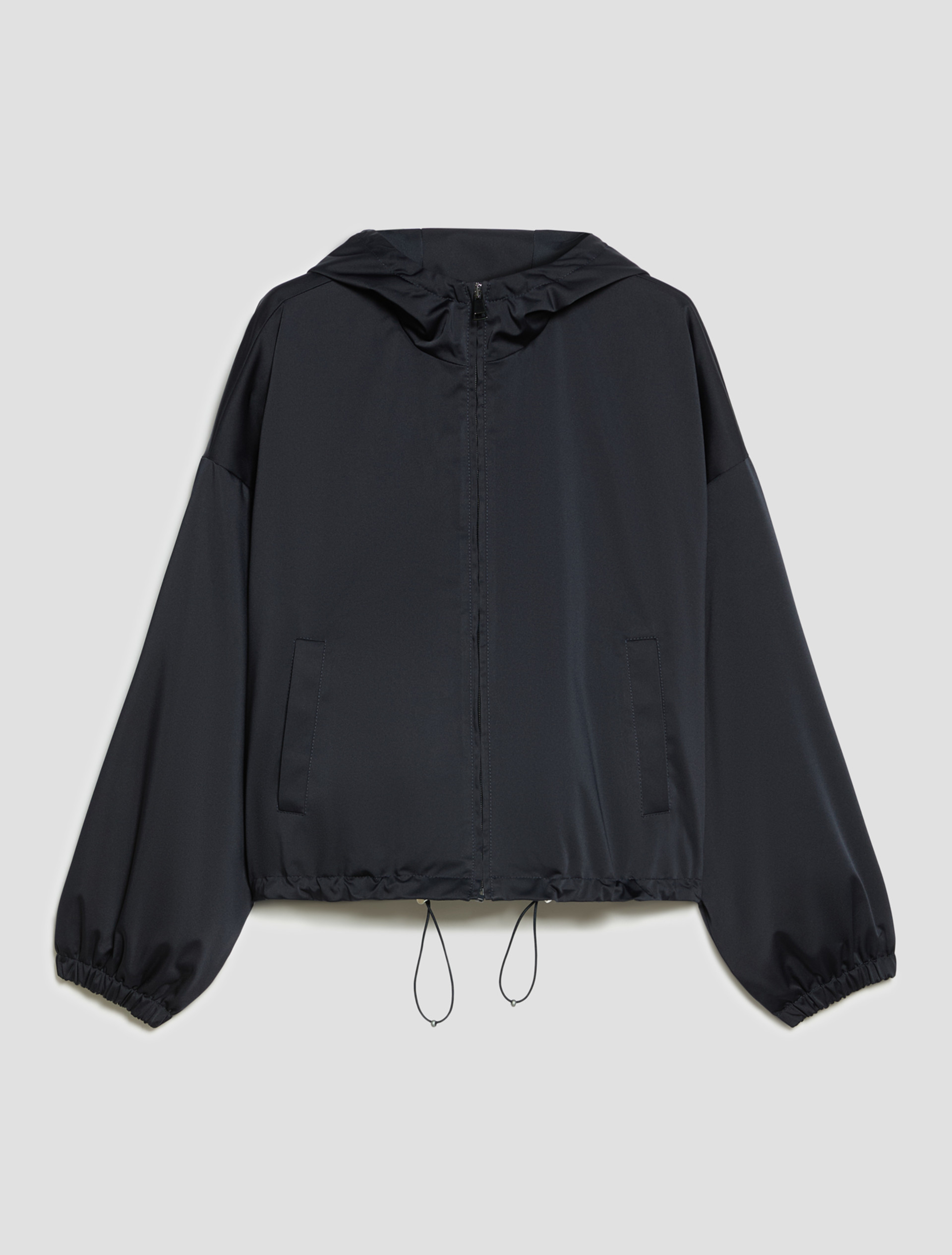 Water-repellent satin bomber jacket - NAVY - Pennyblack - 2