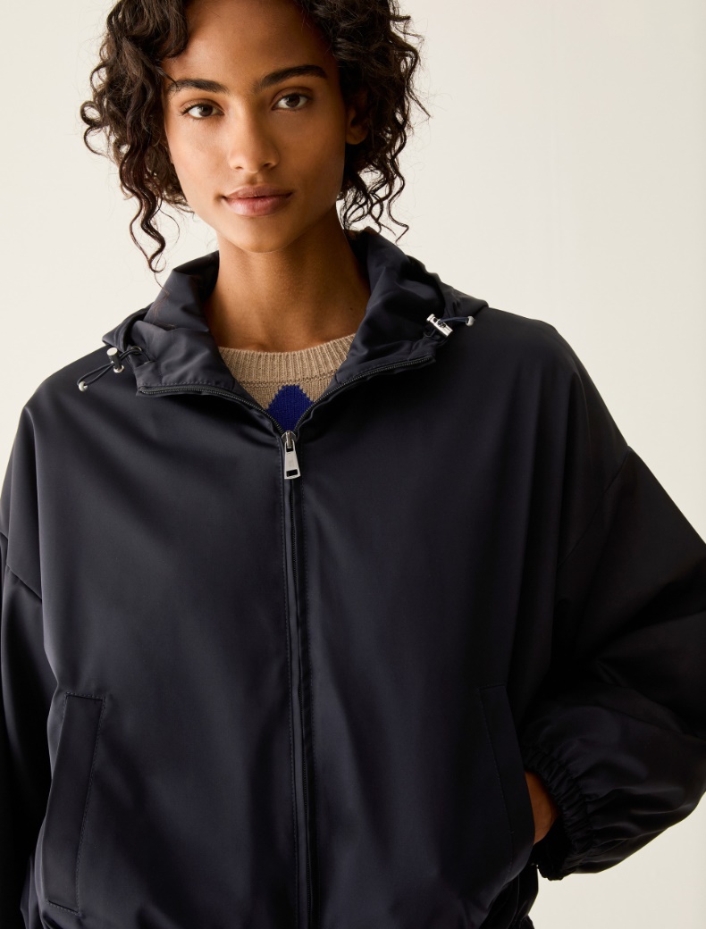 Water-repellent satin bomber jacket - Pennyblack - 4