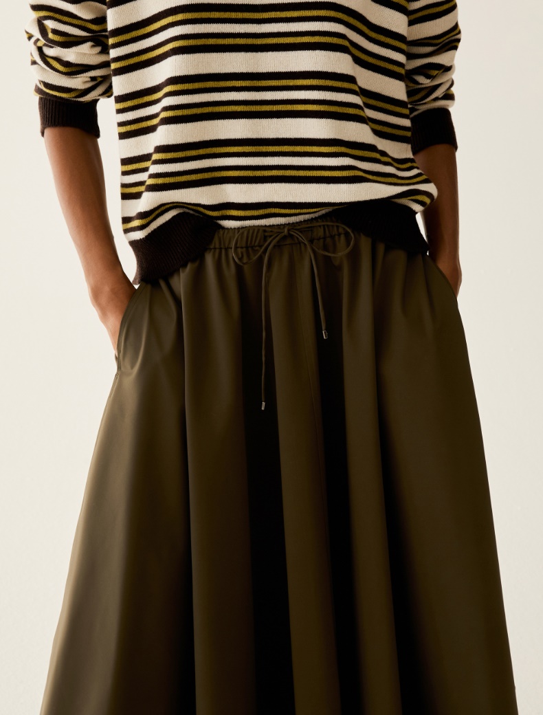 Technical satin midi skirt - Pennyblack - 4