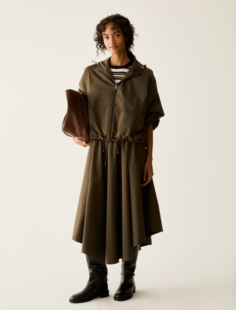 Technical satin midi skirt - Pennyblack - 5