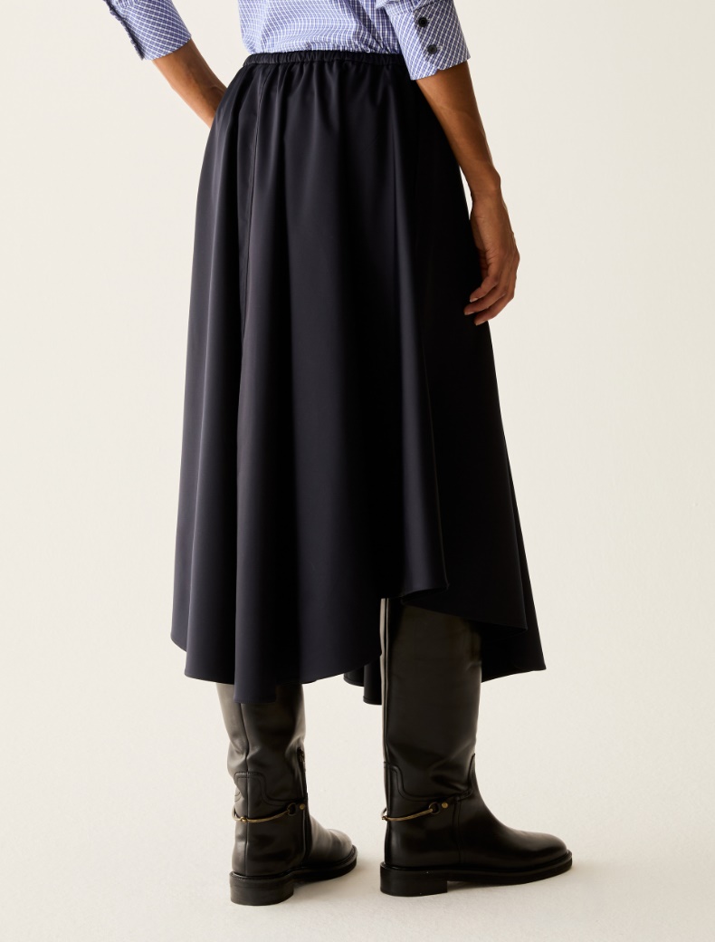 Technical satin midi skirt - Pennyblack - 3