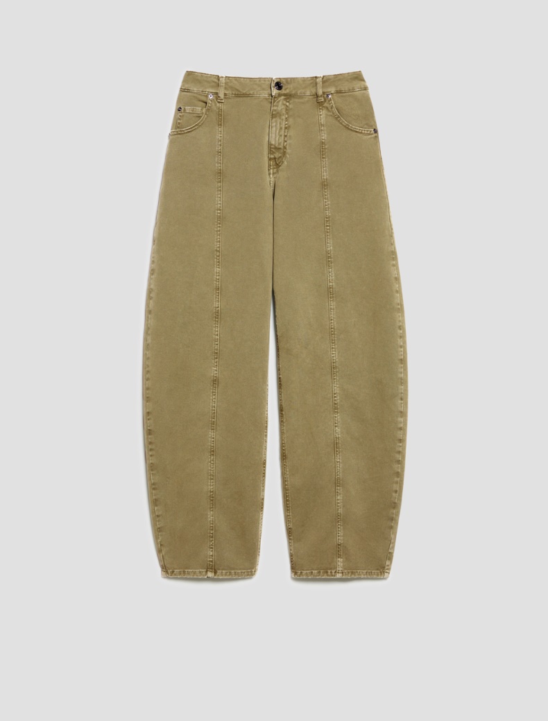 Bull denim barrel-leg trousers - Pennyblack - 2