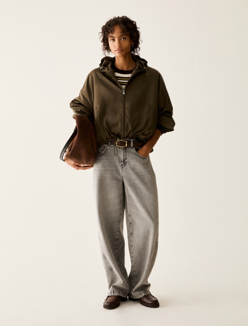 Bleached barrel-leg jeans - Pennyblack - 5