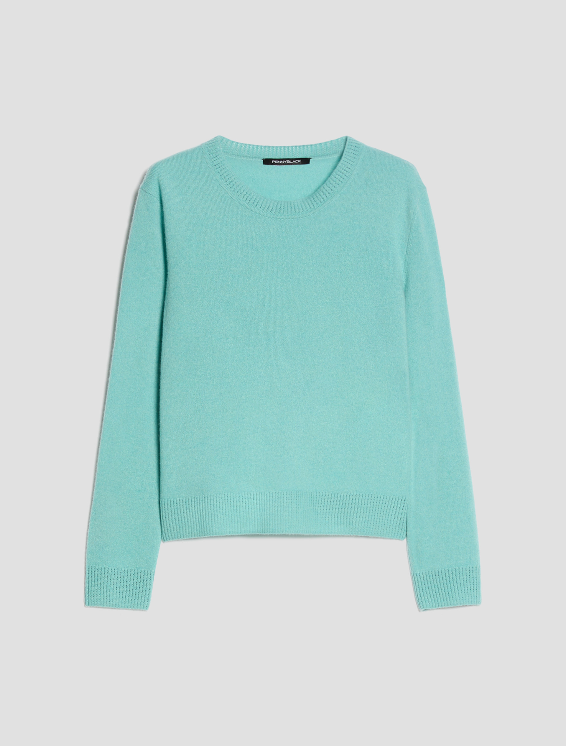 Pure cashmere jumper - AQUAMARINE - Pennyblack - 2