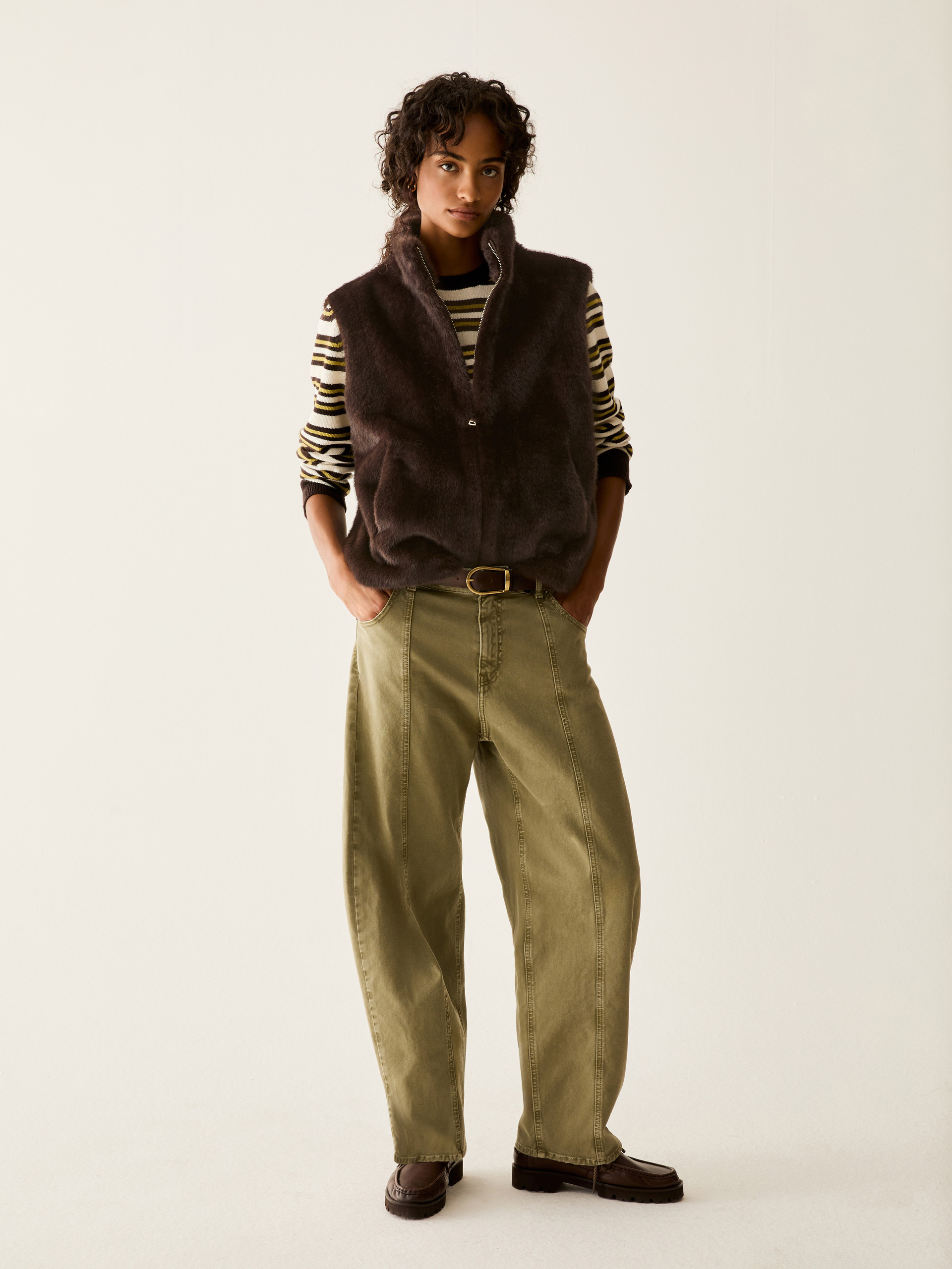 Wool blend jumper - BROWN - Pennyblack - 5