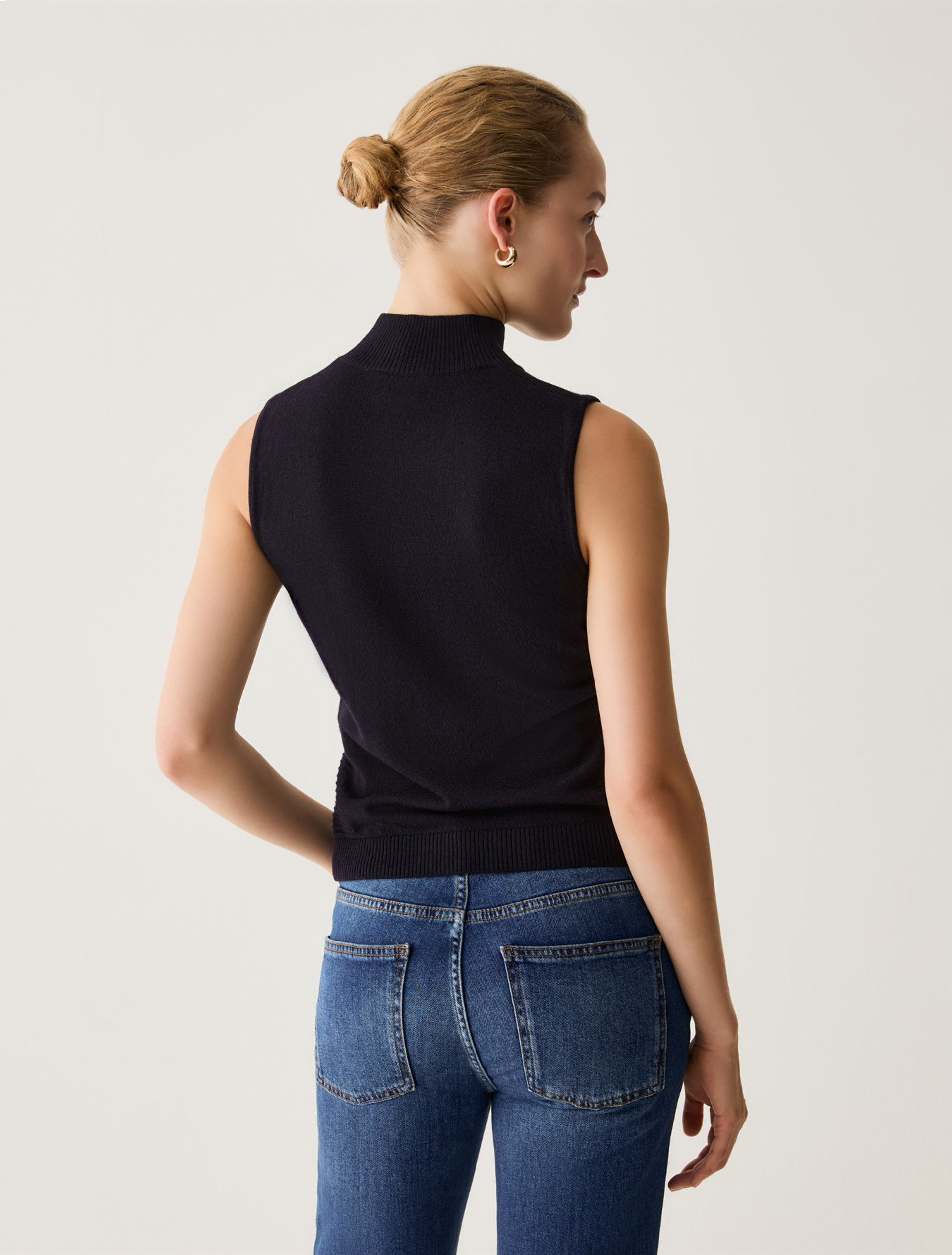 Fine pure wool top - NAVY - Pennyblack - 3