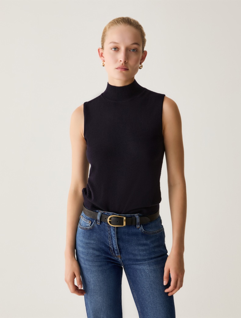 Fine pure wool top - Pennyblack