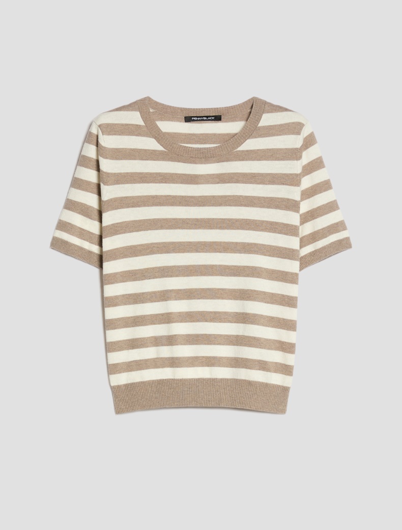 Cotton, silk and cashmere T-shirt - Pennyblack - 2