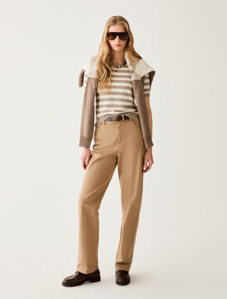 Cotton, silk and cashmere T-shirt - Pennyblack - 5