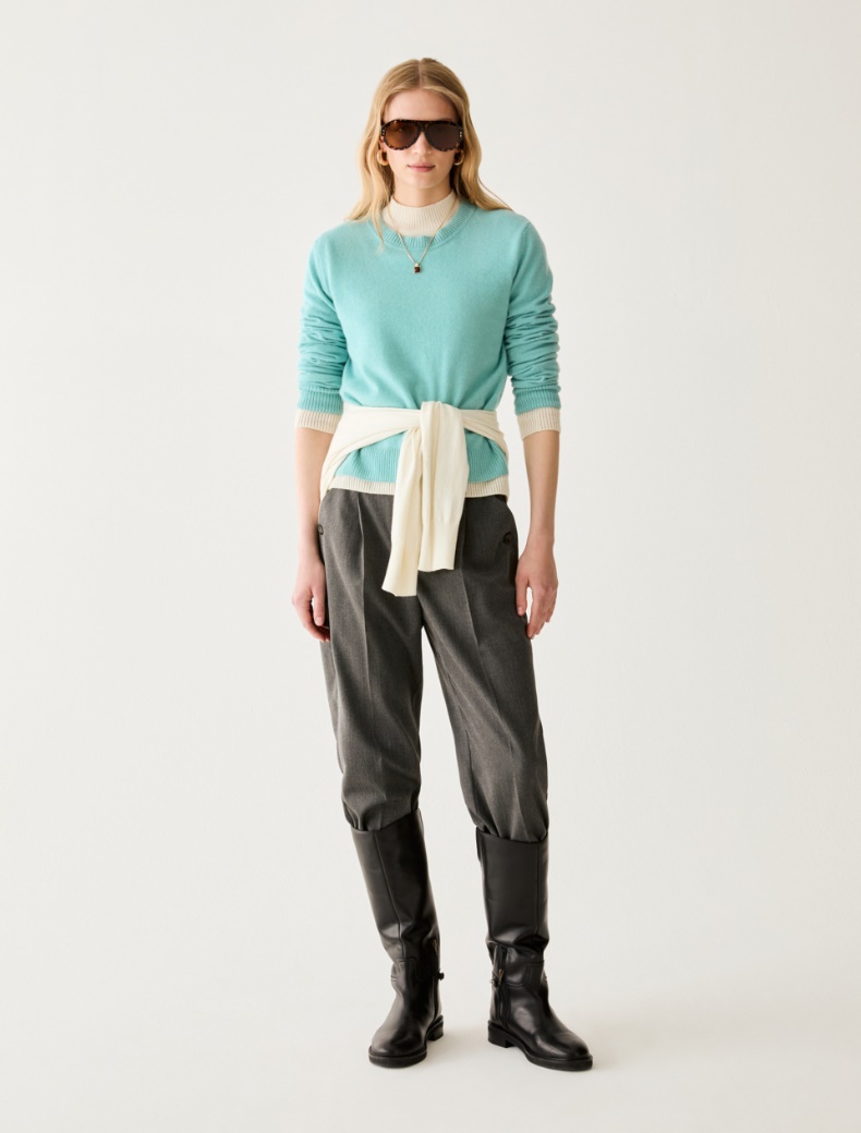 Cotton, silk and cashmere jumper - Pennyblack - 5