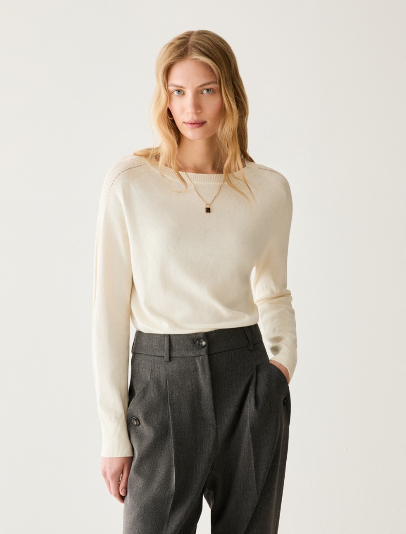 Cotton, silk and cashmere jumper - Pennyblack - 6