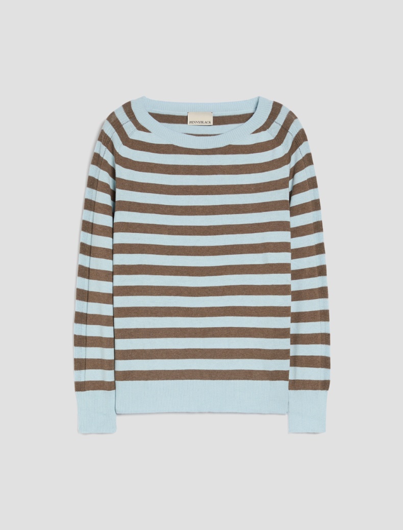 Cotton, silk and cashmere jumper - Pennyblack - 7