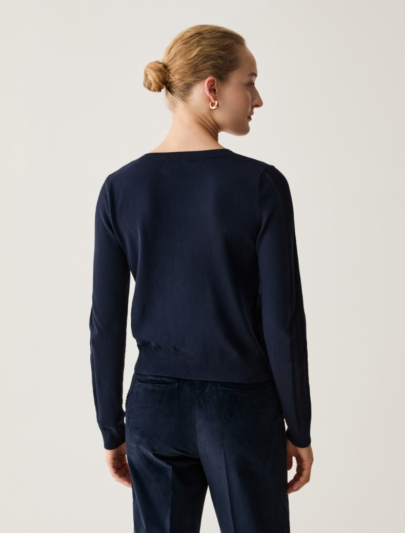 Cotton, silk and cashmere jumper - Pennyblack - 3