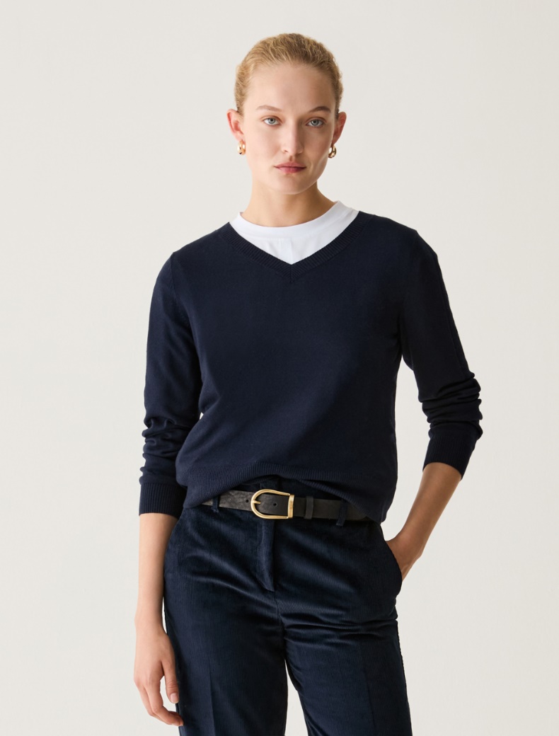 Cotton, silk and cashmere jumper - Pennyblack