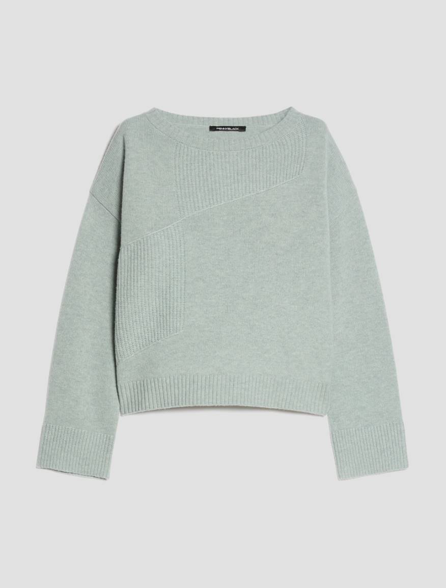 Pure wool jumper - AQUAMARINE - Pennyblack - 2