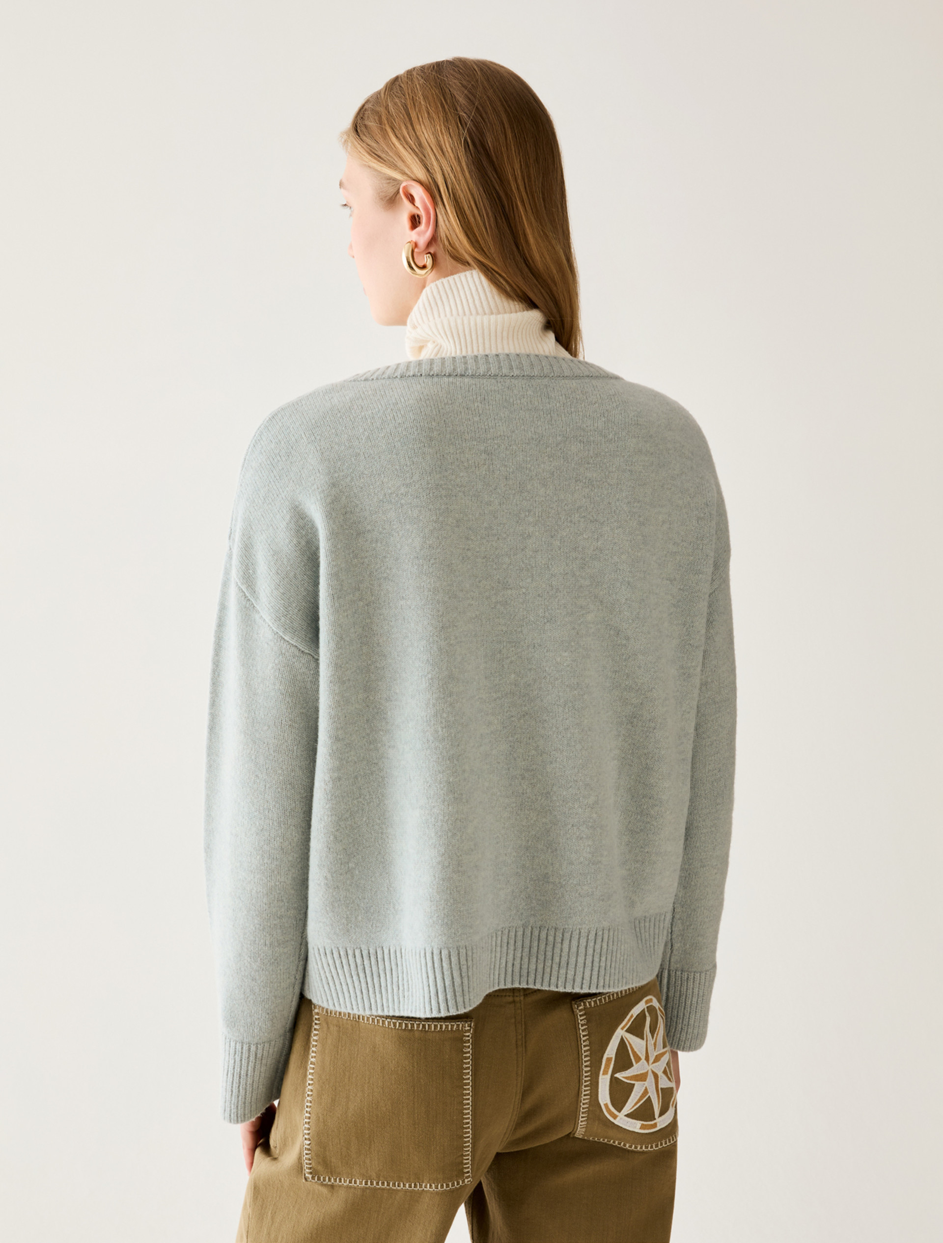 Pure wool jumper - AQUAMARINE - Pennyblack - 3
