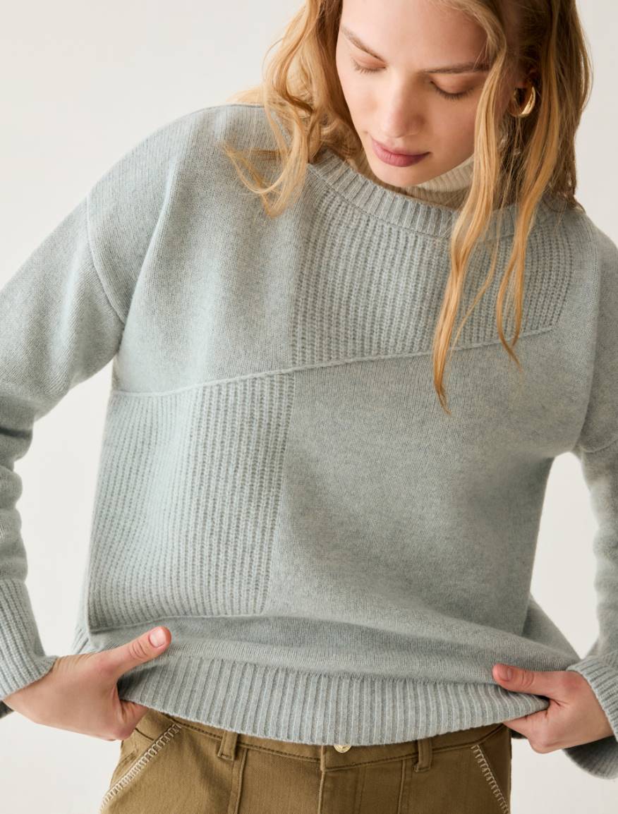Pure wool jumper - AQUAMARINE - Pennyblack - 4