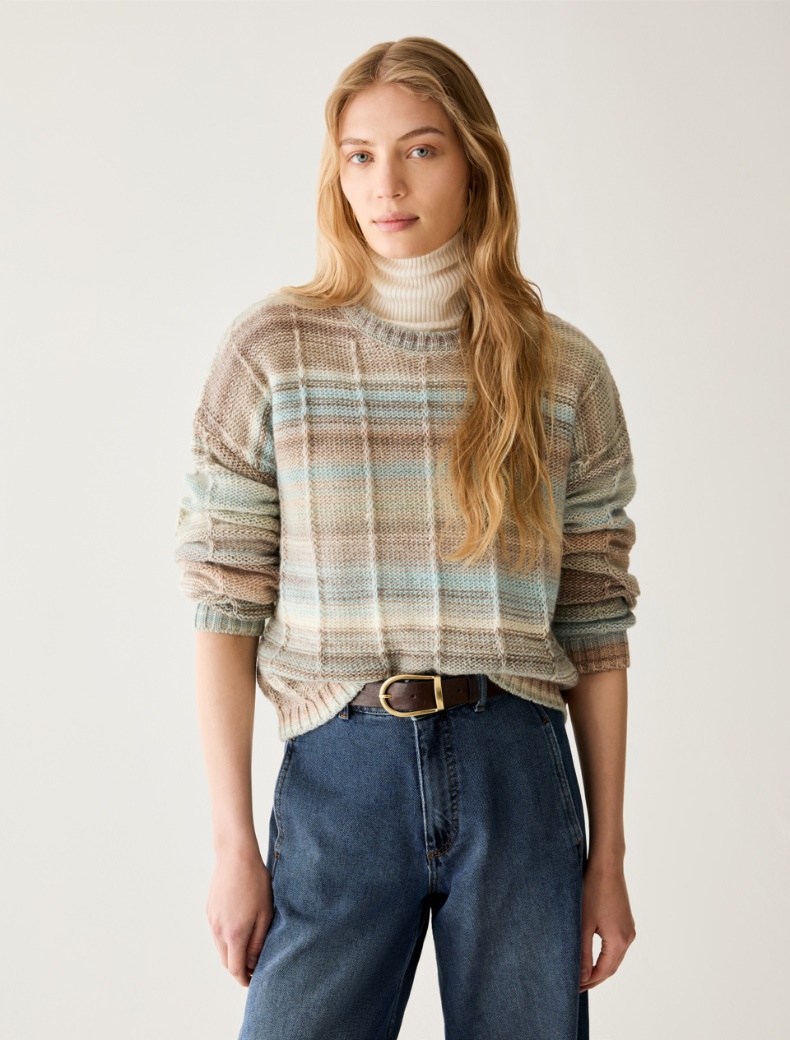 Ombré 3D-stripe jumper - Pennyblack - 6