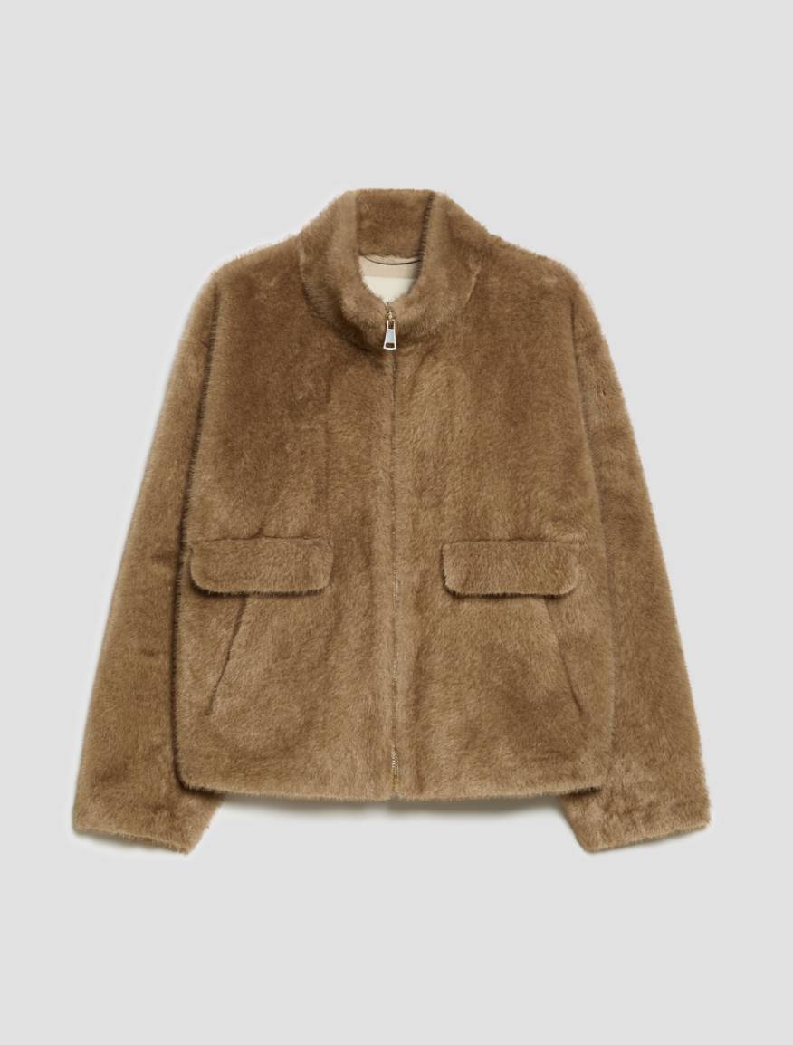 Warm and soft bomber jacket - HONEY - Pennyblack - 2