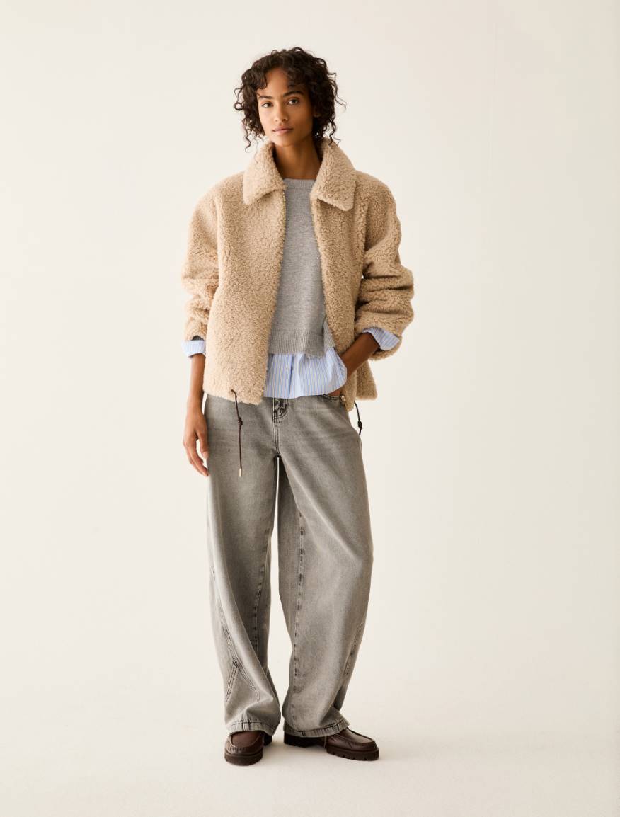 Soft and warm jacket - CREAM - Pennyblack - 5